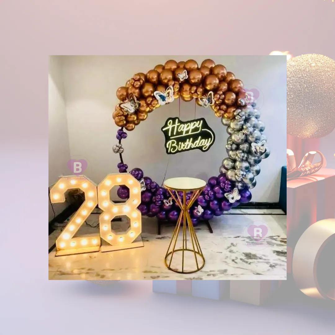 Butterfly Garden Balloon Ring birthday decor