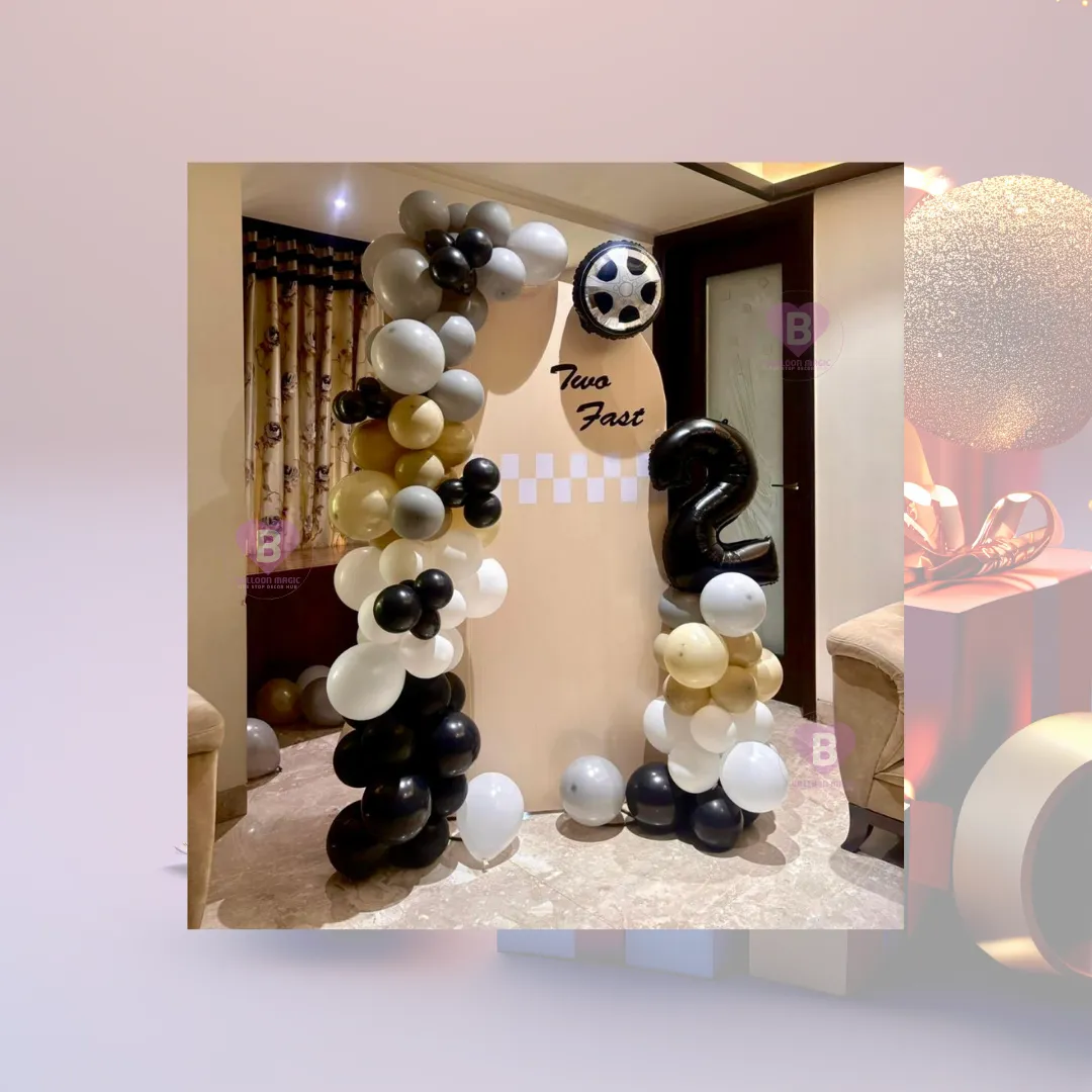 Race Track Theme Birthday Décor for Kids