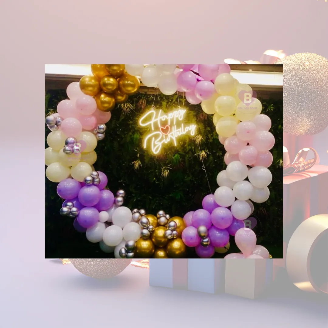 Royal Pastel Birthday Ring decor