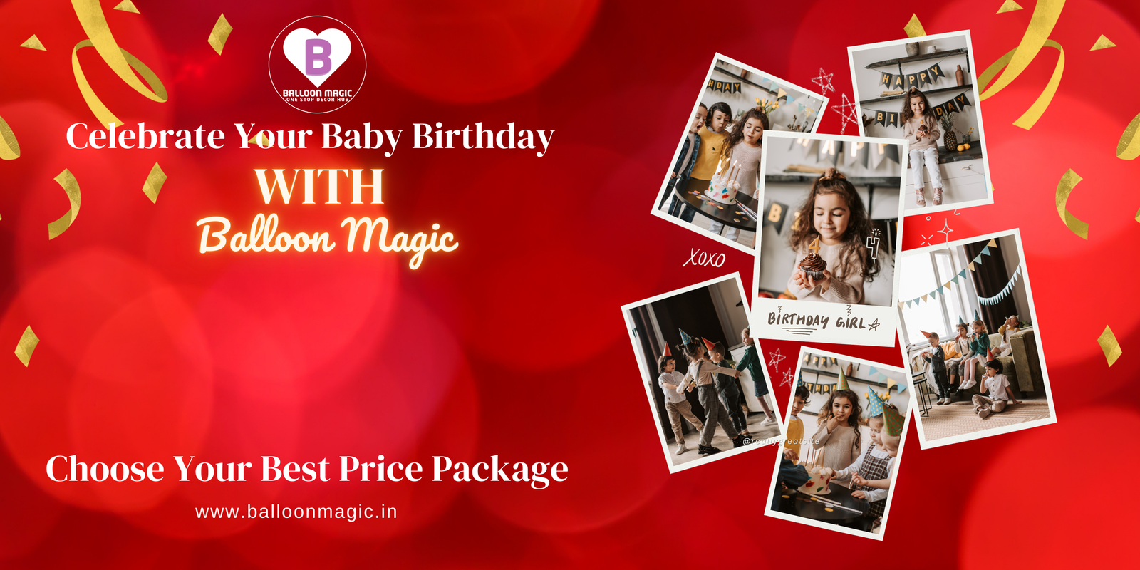 Celebrate Your Best Birthday Decoration In East Delhi With Balloon magic